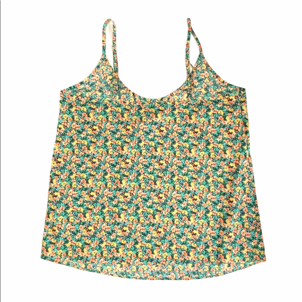 NEW Topshop Ditsy Floral Scoop Neck Cami Tank Top - Picture 6 of 12